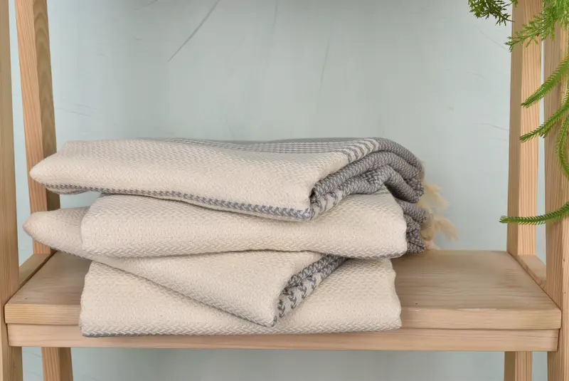Hammam towel, Halloween Gifts, 70x40 Cotton Striped Towel, Sand-free towel, Bachelorette Beach Towel, Scarf Towel, Turkish Towel Bulk, Gifts For Him - 7