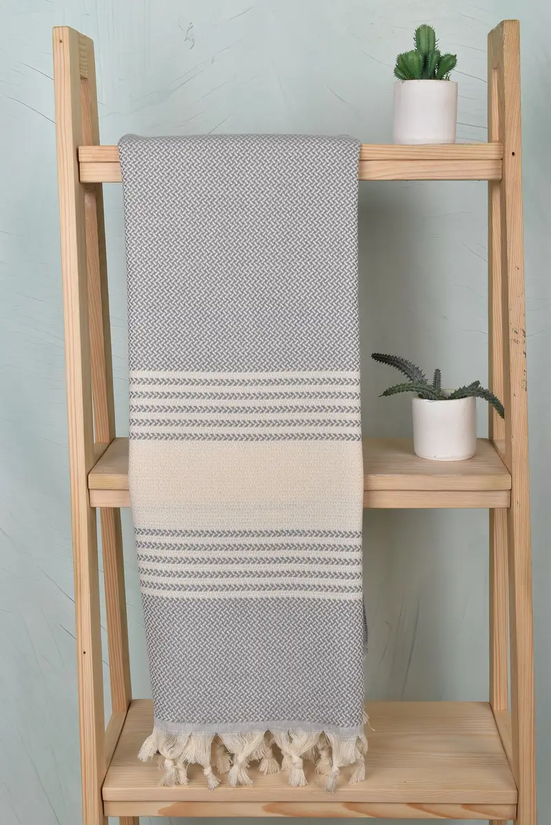 Hammam towel, Halloween Gifts, 70x40 Cotton Striped Towel, Sand-free towel, Bachelorette Beach Towel, Scarf Towel, Turkish Towel Bulk, Gifts For Him - 8
