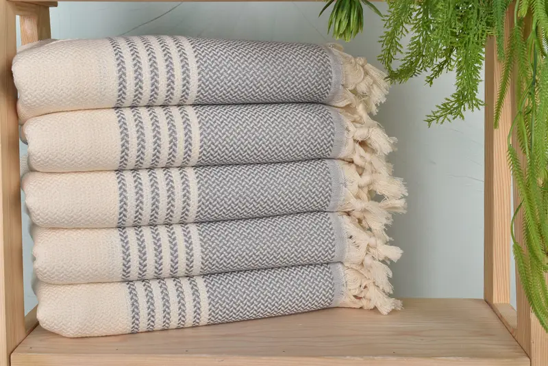 Hammam towel, Halloween Gifts, 70x40 Cotton Striped Towel, Sand-free towel, Bachelorette Beach Towel, Scarf Towel, Turkish Towel Bulk, Gifts For Him - 1