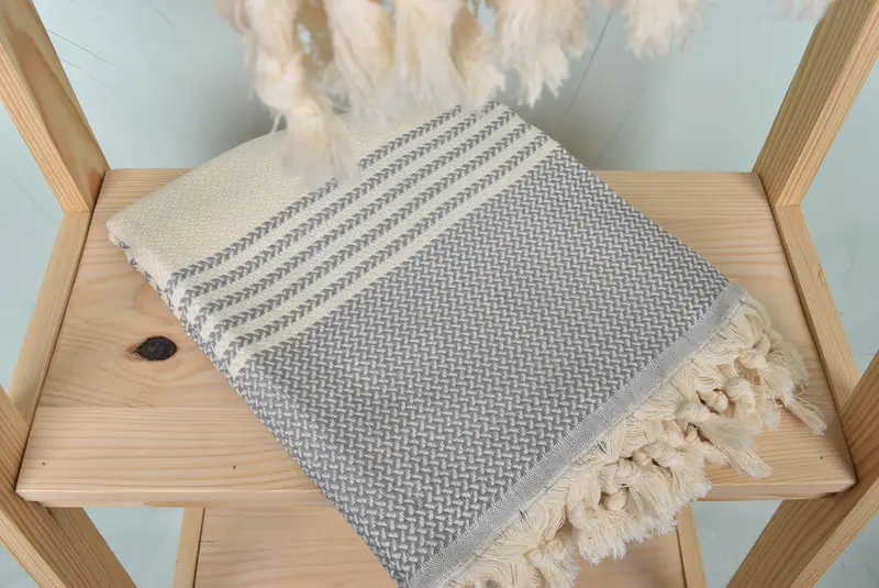 Hammam towel, Halloween Gifts, 70x40 Cotton Striped Towel, Sand-free towel, Bachelorette Beach Towel, Scarf Towel, Turkish Towel Bulk, Gifts For Him - 5