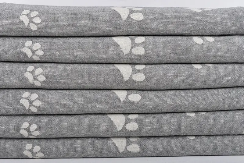 Wedding Towel, Luxury towel, 70x36 Cotton Paw Design Towel, Monogram Turkish Towel, Customized Turkish Towel, Wedding Gifts Towel, Bachelor Gift - 3