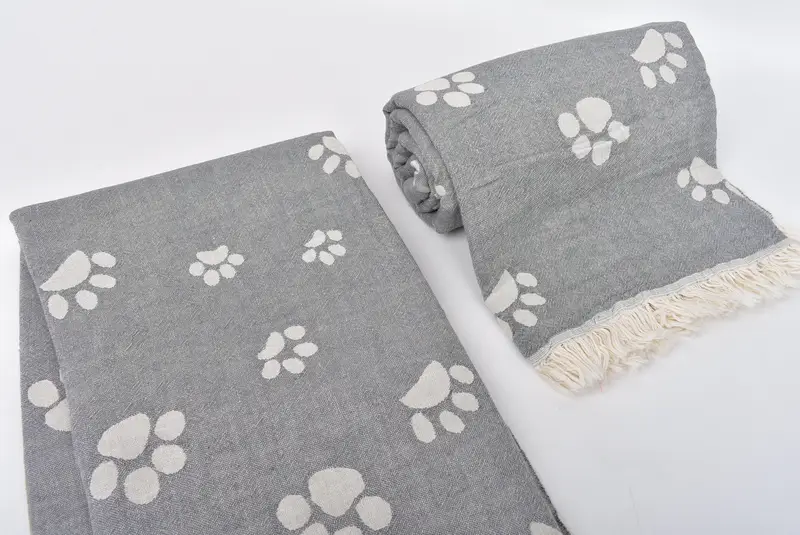 Wedding Towel, Luxury towel, 70x36 Cotton Paw Design Towel, Monogram Turkish Towel, Customized Turkish Towel, Wedding Gifts Towel, Bachelor Gift - 8