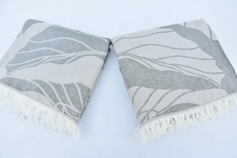 Custom Wedding Gifts, Personalized Wedding Gift For Couple, Turkish hand towel, Large Beach Towel Personalized, Gift For Wedding Day, Beach towel - 5