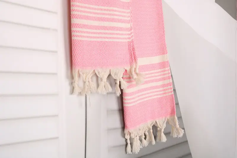 40x18 Cotton Striped Towel, Customized Towels, Turkish Tea Towel, Custom Turkish Towel, Small Bath Towels, Custom Hand Towel, Custom Name Towel - 8