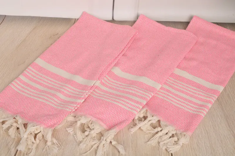 40x18 Cotton Striped Towel, Customized Towels, Turkish Tea Towel, Custom Turkish Towel, Small Bath Towels, Custom Hand Towel, Custom Name Towel - 6