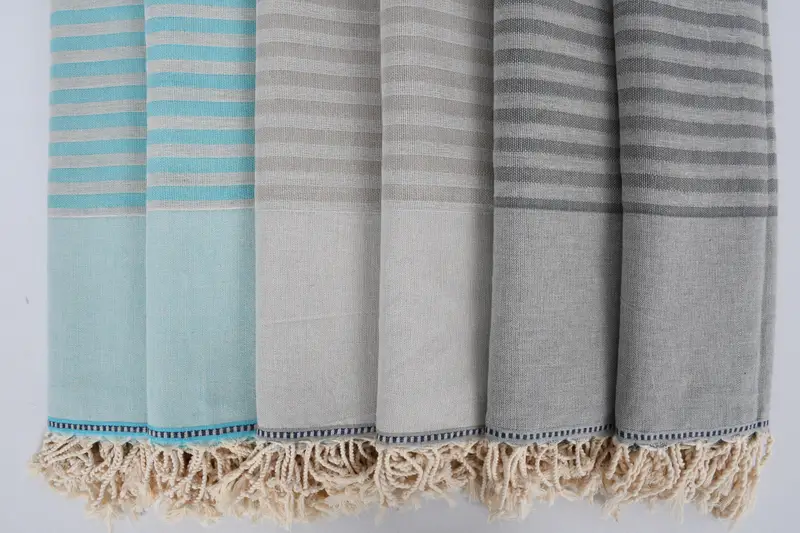 Beach towel, Bachelorette Party Gifts, 70x40 Cotton Striped Towel, Towel With Name, Bride Gift, Beach Wedding Favor, Pool Towels, Wedding Gift - 3