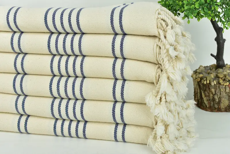Wedding Towel, Gym Towel, Summer Gift, Bachelorette Gifts, 70x40 Cotton Striped Towel, Gift For Her, Sand-Resistant Peshtemal, Maid Of Honor Gift - 3