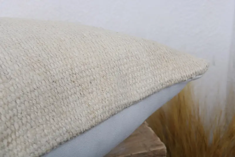Pillow for Couch, Neutral Throw Pillow Case, 16x24 White Cushion Case, Oriental Pillow Sham, Kilim Cushion Sham, Boho Pillow Sham Cover, Cushion - 6