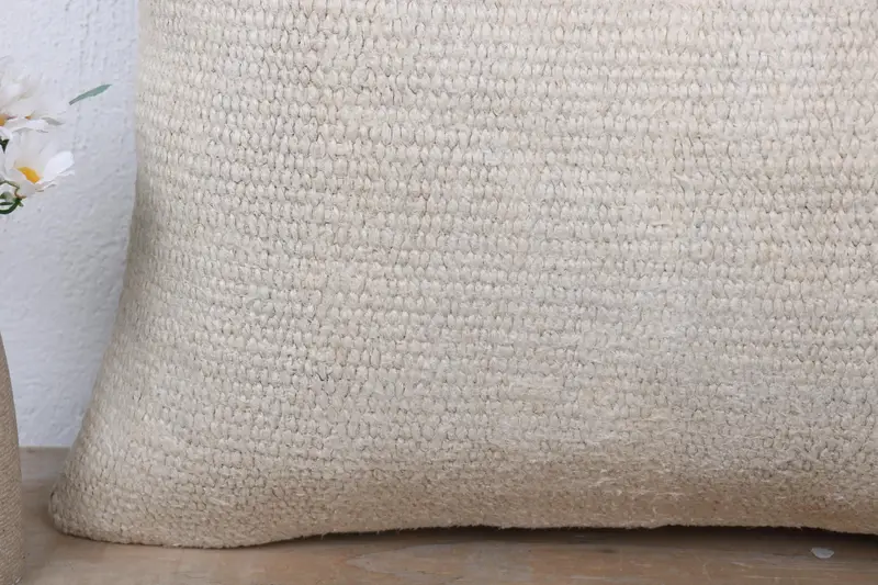 Pillow for Couch, Neutral Throw Pillow Case, 16x24 White Cushion Case, Oriental Pillow Sham, Kilim Cushion Sham, Boho Pillow Sham Cover, Cushion - 3