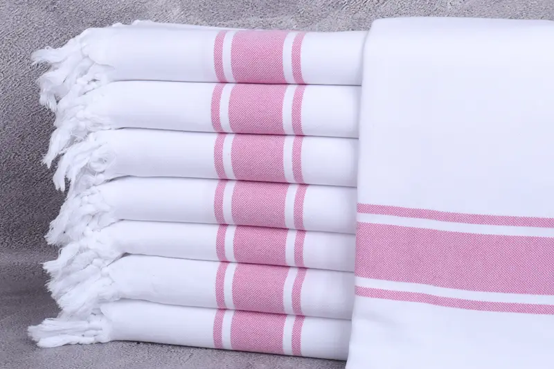 Turkish Towel Set, Cotton towel, Unique Gift, Handmade Gift, Unique Wedding Gift, 70x40 Cotton Striped Towel, Personalized Turkish Towel, Gym Towel - 1