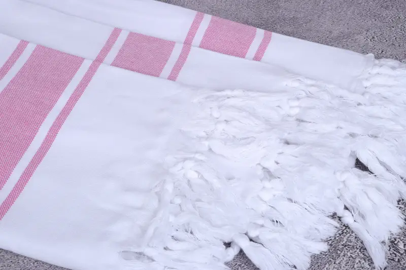 Turkish Towel Set, Cotton towel, Unique Gift, Handmade Gift, Unique Wedding Gift, 70x40 Cotton Striped Towel, Personalized Turkish Towel, Gym Towel - 5