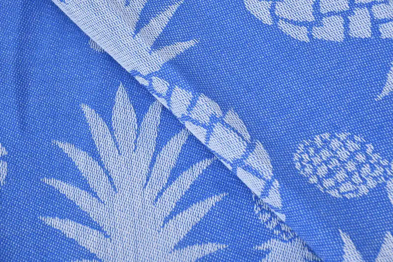 Embroidered Beach Towel, 70x36 Cotton Pineapple Design Towel, Best Beach Towel, Mother Of The Groom Gift, Bridesmaid Gifts, Sand-resistant towel - 7