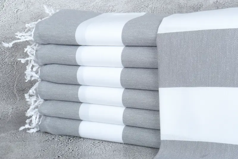 Absorbent Turkish towel, 70x40 Cotton Striped Towel, Beach Towel Gift, Wedding Gifts Towel, Turkish Towel Beach Towel, Mother Of The Groom Gift - 1