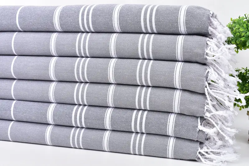 Gift For Him, Spa Towel, Unique Gift, 40x24 Cotton Striped Towel, Bachelorette Party Gifts For Bride, Wedding Gift, Bathroom Towels, Wedding Favors - 3