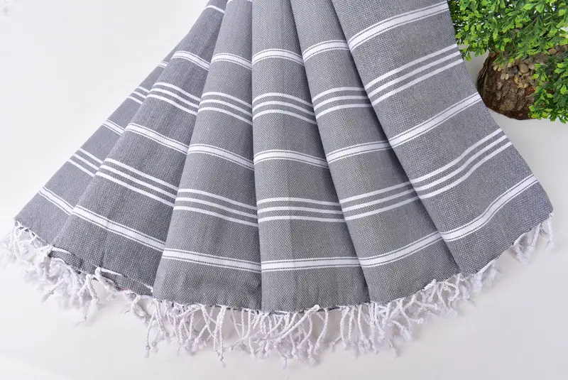 Gift For Him, Spa Towel, Unique Gift, 40x24 Cotton Striped Towel, Bachelorette Party Gifts For Bride, Wedding Gift, Bathroom Towels, Wedding Favors - 4