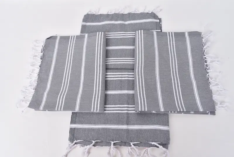 Gift For Him, Spa Towel, Unique Gift, 40x24 Cotton Striped Towel, Bachelorette Party Gifts For Bride, Wedding Gift, Bathroom Towels, Wedding Favors - 6