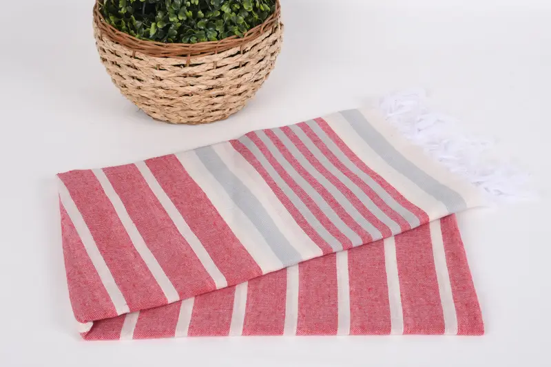 Gift For Bride, Luxury towel, Personalized Bridesmaid Gift, 68x40 Cotton Striped Towel, Guest Towel, Best Friend Gift, Yoga Towel, Embroidery Towel - 4