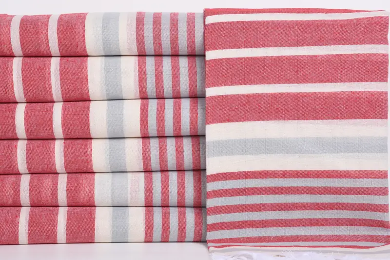 Gift For Bride, Luxury towel, Personalized Bridesmaid Gift, 68x40 Cotton Striped Towel, Guest Towel, Best Friend Gift, Yoga Towel, Embroidery Towel - 1
