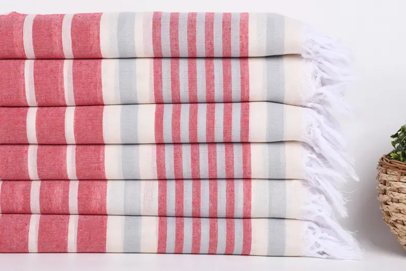Gift For Bride, Luxury towel, Personalized Bridesmaid Gift, 68x40 Cotton Striped Towel, Guest Towel, Best Friend Gift, Yoga Towel, Embroidery Towel - 2