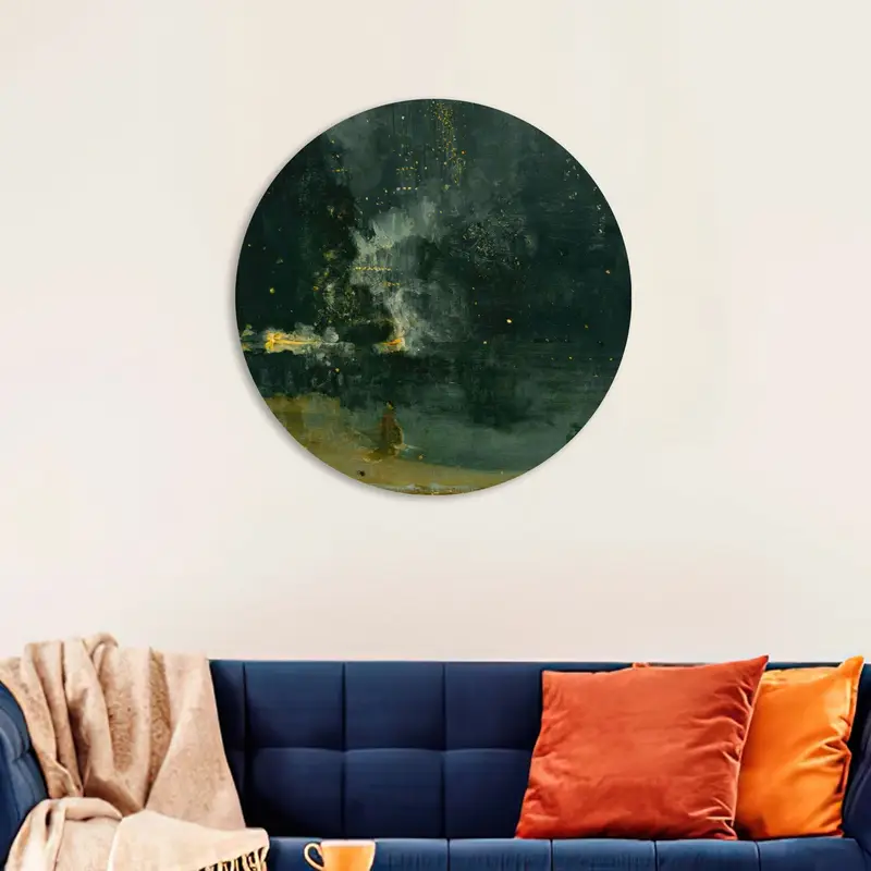 モダンダークジクレーキャンバス: ウィスラーの芸術的優雅さ