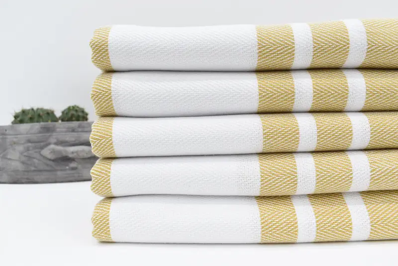 Bridal Shower Favors, Gift For Wedding Day, Wedding For Favor, Bachelorette Party Gifts Bridesmaids, 70x40 Cotton Herringbone Towel, Handmade Gift - 2