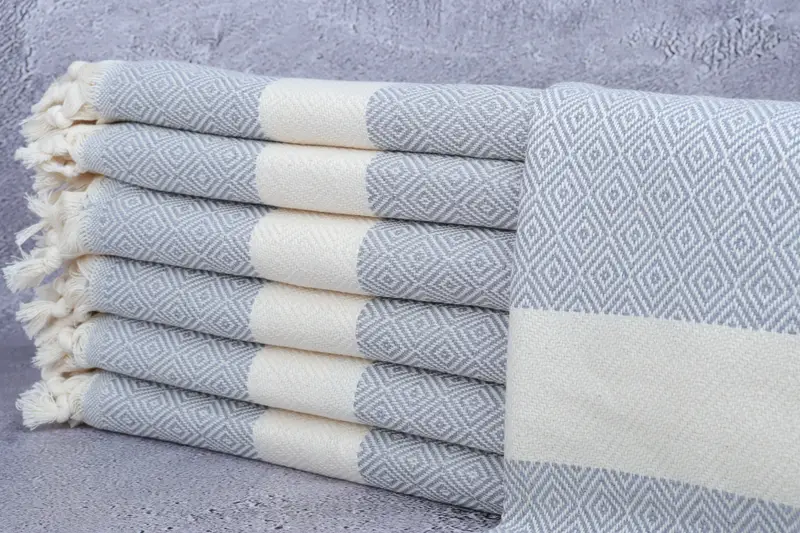 Turkish Tea Towel, Monogram Towels, Home Decor Gifts, Personalize Gift, Personalized Hand Towel, 36x20 Cotton Diamond Towel, Monogram Kitchen Towel - 1