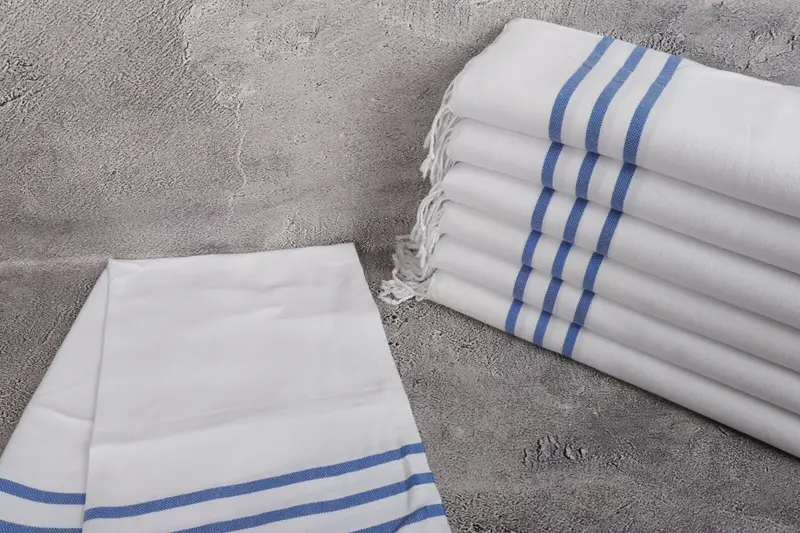 Customized Turkish Towel, Towel With Name, Small Bath Towels, Personalized Wedding Gift, 40x24 Cotton Striped Towel, Wedding Favors, Bathroom Towels - 2
