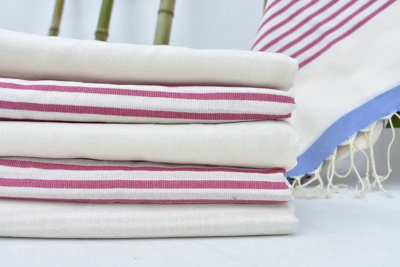 Personalized Towel, Summer Towel, Turkish Towel Beach, Home Gift, Eco-friendly Turkish peshtemal towel, Peshtemal Towel, 70x40 Cotton Striped Towel - 2