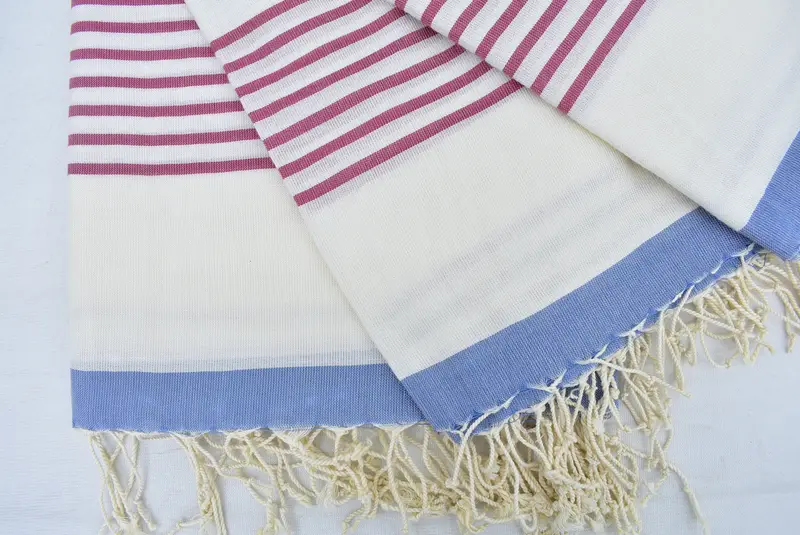 Personalized Towel, Summer Towel, Turkish Towel Beach, Home Gift, Eco-friendly Turkish peshtemal towel, Peshtemal Towel, 70x40 Cotton Striped Towel - 6