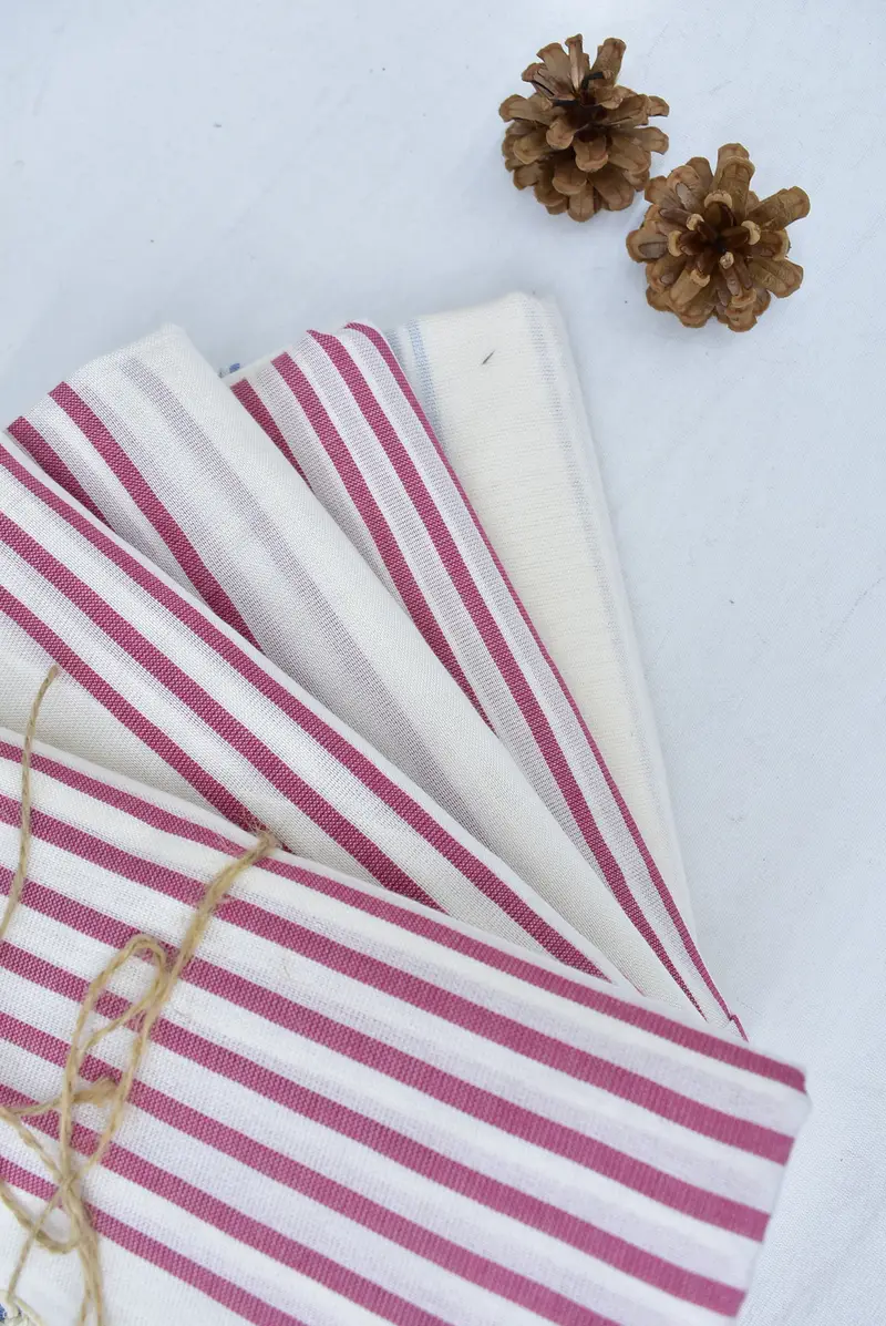 Personalized Towel, Summer Towel, Turkish Towel Beach, Home Gift, Eco-friendly Turkish peshtemal towel, Peshtemal Towel, 70x40 Cotton Striped Towel - 3