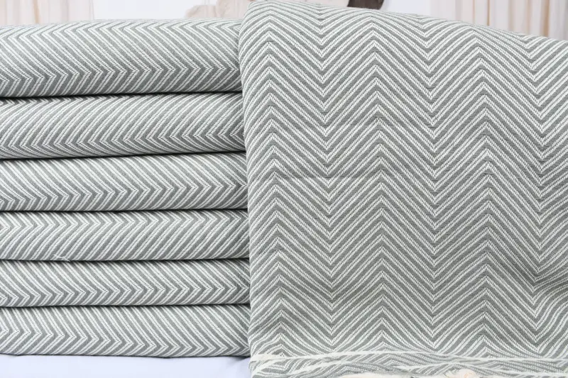 96x70 Cotton Diamond Towel, First Wedding Anniversary Gift, Throw Blanket Couch, Maid Of Honor Gift, Wedding Favors, Decorative Blanket - 2