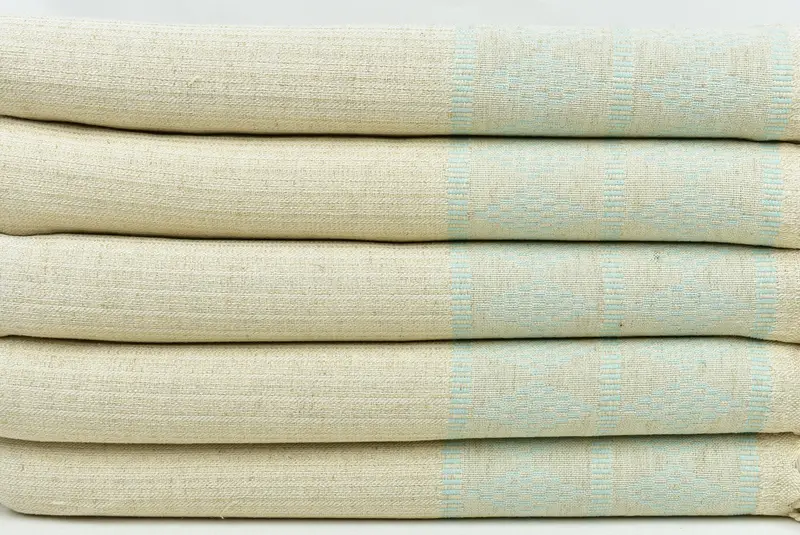Beach Size Towel, 70x36 Linen Kilim Design Towel, Boyfriend Christmas Gift, Absorbent towel, Quick-dry towel, Monogram Turkish Towel, Organic Towel - 2