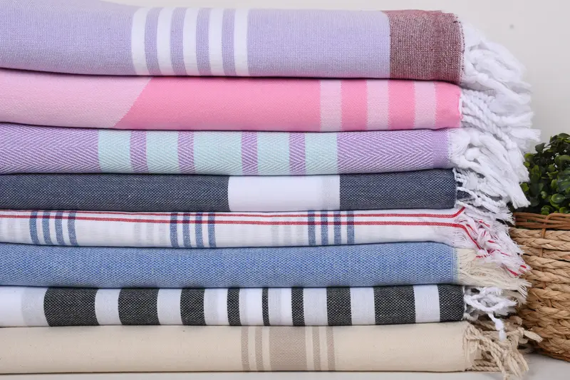 Wedding Gift Ideas, Bachelor Bachelorette Party Favors, Best Friend Gift, Turkish Beach Towel Bulk, 70x40 Cotton Set of 8 Towel, Bridesmaid Gift - 2