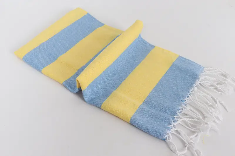 Personalized Gifts, 40x18 Cotton Striped Towel, Turkish Hand Towel, Monogram Towels, Organic Towel, Kitchen Towel, Bridal Shower Favor, Summer Gift - 6