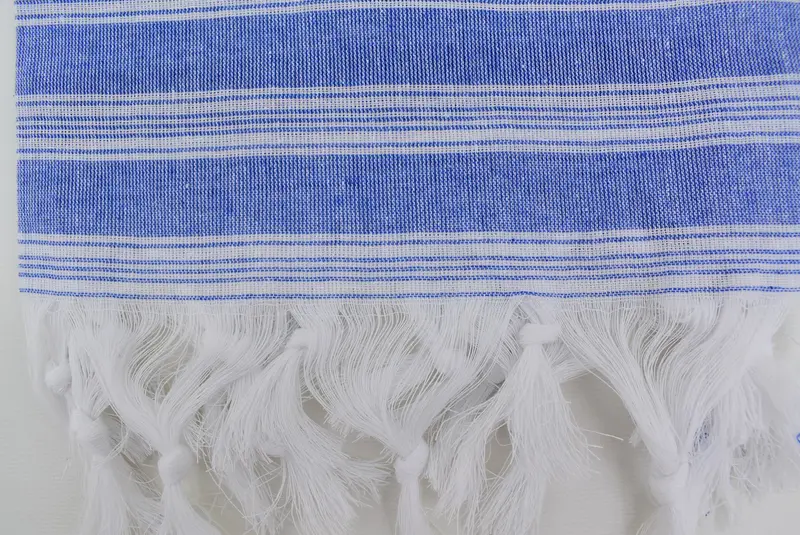 Antibacterial Turkish peshtemal towel, Handmade Gift, Xmas Gifts, Best Friend Gift, Spa Towel, 70x40 Cotton Striped Towel, Personalized Towel - 5