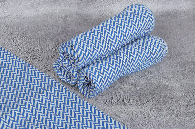 36x18 Cotton Chevron Towel, Home Decor Gifts, Bathroom Towels, Family Gift, Turkish Tea Towel, Wedding Gift, Turkish Towel Monogram, Handmade Gift - 8