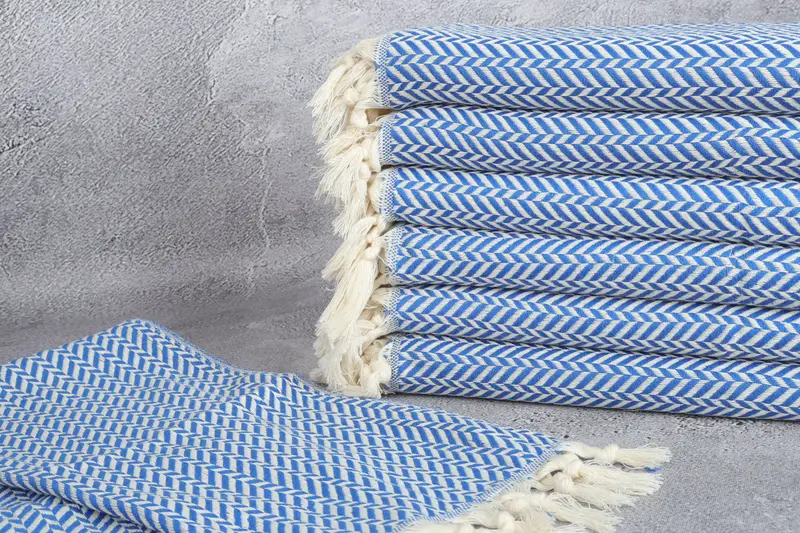 36x18 Cotton Chevron Towel, Home Decor Gifts, Bathroom Towels, Family Gift, Turkish Tea Towel, Wedding Gift, Turkish Towel Monogram, Handmade Gift - 2