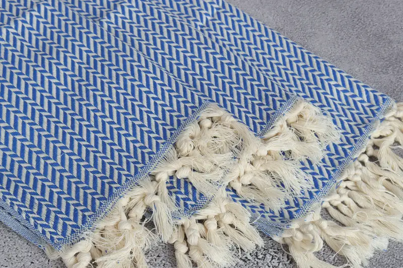36x18 Cotton Chevron Towel, Home Decor Gifts, Bathroom Towels, Family Gift, Turkish Tea Towel, Wedding Gift, Turkish Towel Monogram, Handmade Gift - 5