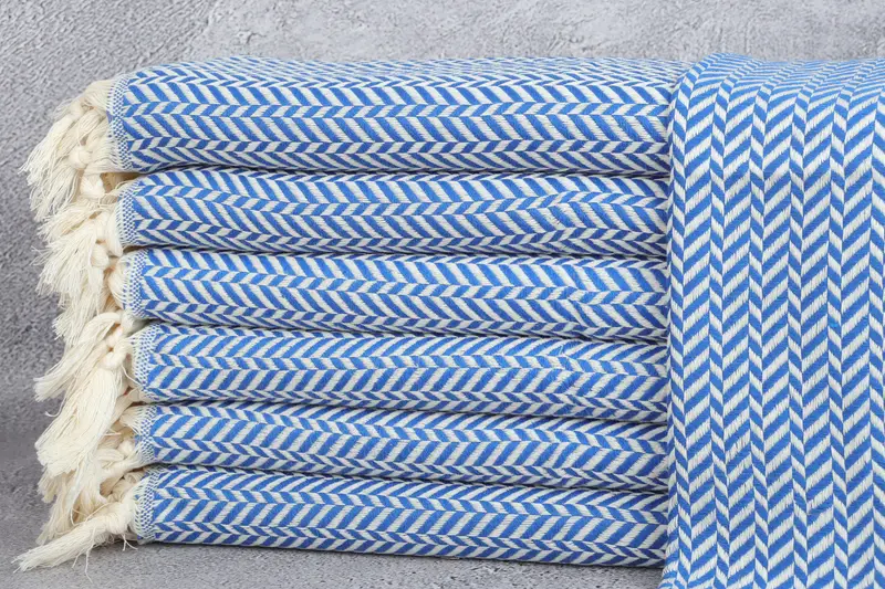36x18 Cotton Chevron Towel, Home Decor Gifts, Bathroom Towels, Family Gift, Turkish Tea Towel, Wedding Gift, Turkish Towel Monogram, Handmade Gift - 1