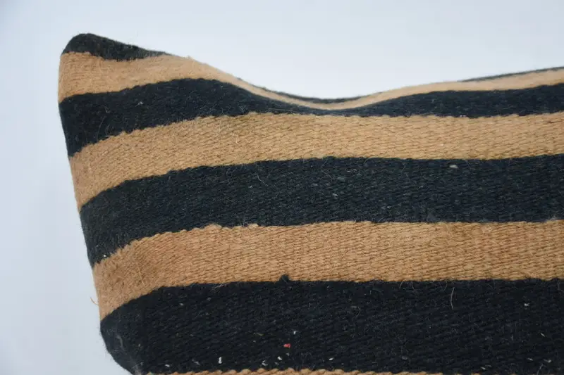 Antique Pillows, 20x28 Brown Cushion, Kilim Cushion Sham, Morroccon Kilim Cushion Pillow Cover, Kilim Pillow Cover, Pillow Case - 2