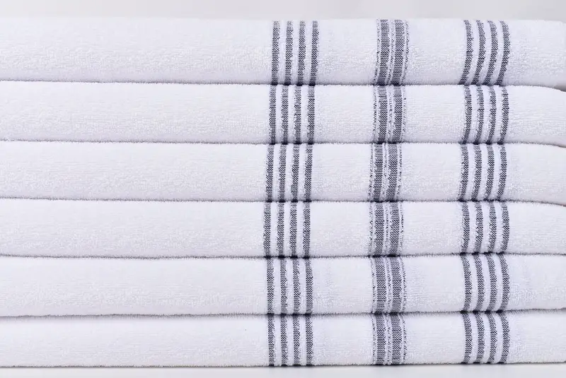 Personalized Dish Towel, Engagement Gift, Gym Towel, Small Bath Towels, Gifts For Him, Personalized Kitchen Towel, 40x18 Cotton Striped Terry Towel - 2