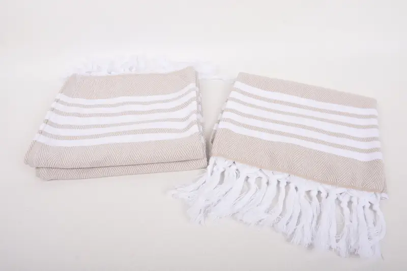 Wedding Favors, Wedding Gift Kitchen Towel, Wedding Gift, Handmade Gift, Personalized Gift, 40x20 Cotton Zig zag Towel, Summer Gift, Halloween Gifts - 7