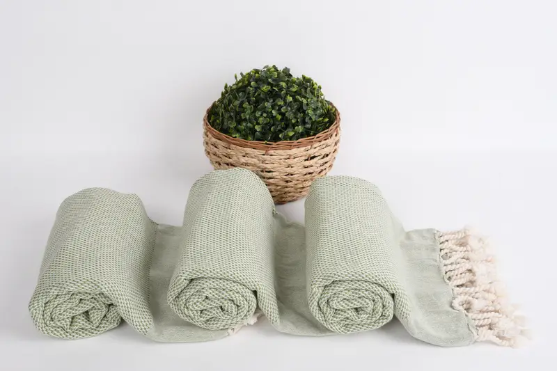 Personalized Wedding Gift, Wedding Favors, Embroidered Turkish Towel, Bridesmaid Gifts Personalized, Home Decor Gifts, 70x40 Cotton Geometric Towel - 8