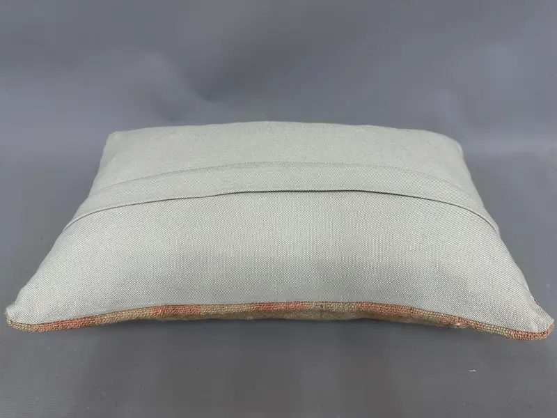 Home Decor Pillow, 12x20 Beige Cushion Case, Vintage Kilim Throw Pillow, Pillow, Interior Designer Pillow, Bolster Throw Pillow Sham - 7