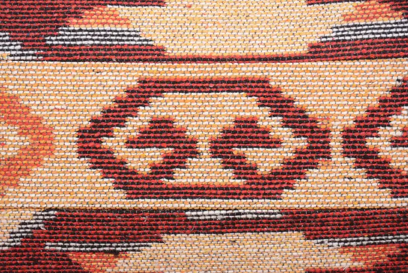 Geometric Embroidered Pillow, 16x24 Inches Decorative Pillow - 4