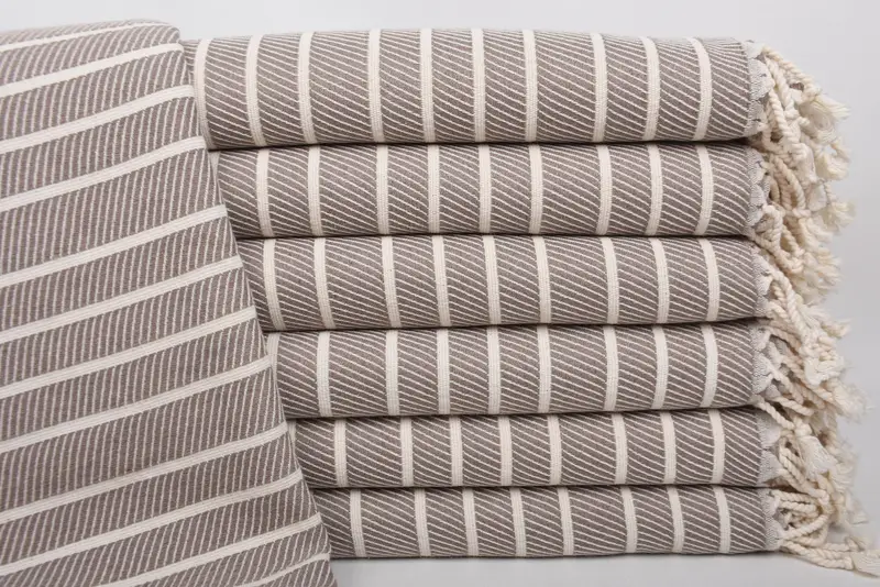 Bridesmaid Gifts, Travel towel, 70x40 Bamboo Striped Towel, Custom monogram Turkish beach towel USA, Bachelor Gift, Gym Towel, Embroidered Towel