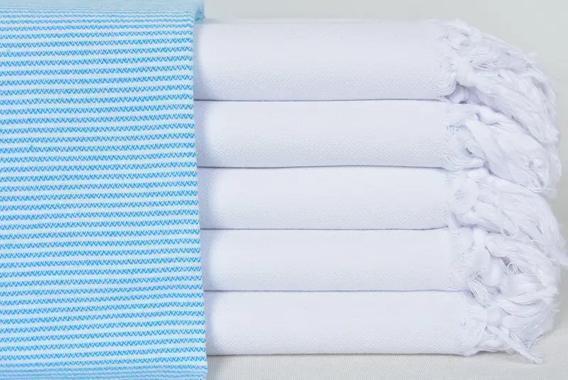 Cotton towel, Organic Turkish towel, Halloween Gifts, 70x40 Cotton Striped Towel, Handwoven Turkish Towel, Scarf Towel, Absorbent Turkish towel - 1