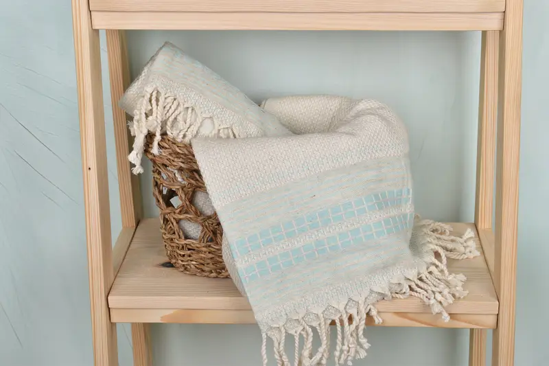 Handwoven organic Turkish towel for spa, 68x40 Linen Striped Towel, Housewarming Gift, Turkish bath towel, Gift For Coworker, Best Beach Towel - 4