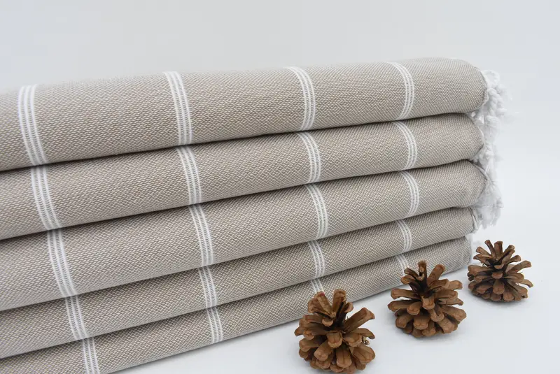 Embroidered Towel, 70x40 Cotton Striped Towel, Bridal Shower Favors, Turkish Towel Beach, Gift For Coworker, Spa Gift Towel, Peshtemal Towel USA - 2
