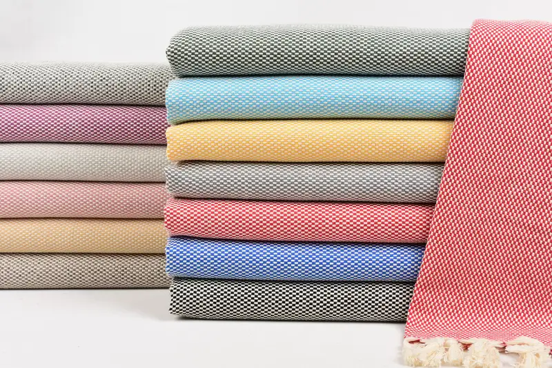 Turkish Hand Towel Black Polka Dot, Bath Towel, 40x18 Inches